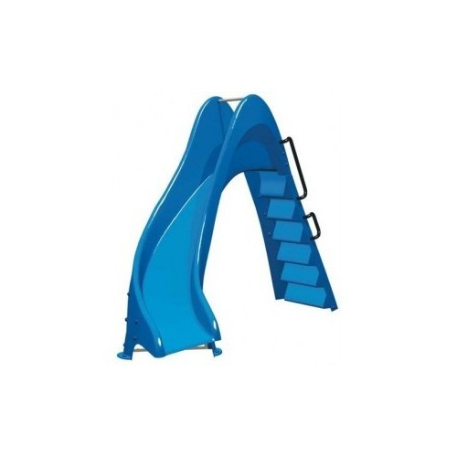 TOBOGGAN Piscine LUXE Bleu Courbé