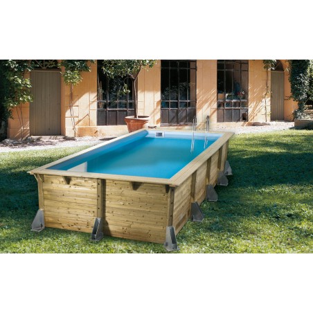 Piscine bois Ubbink AZURA 5,05 x 3,50m