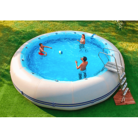 Piscine hors sol kit Easy 7,35 x 3,95 m - H. 1,25 m