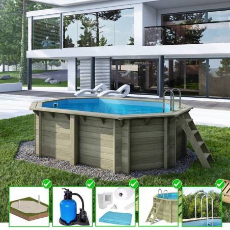 Piscine hors sol bois NEMO Altanka