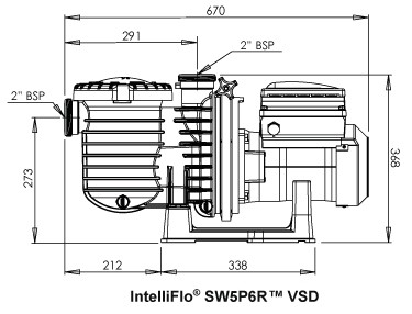 Pompe Intelliflo STA-RITE SW5P6R VSD
